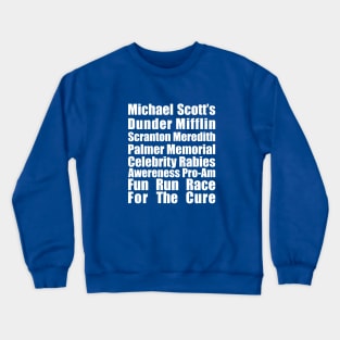 Michael Scott's Fun Run Race Crewneck Sweatshirt